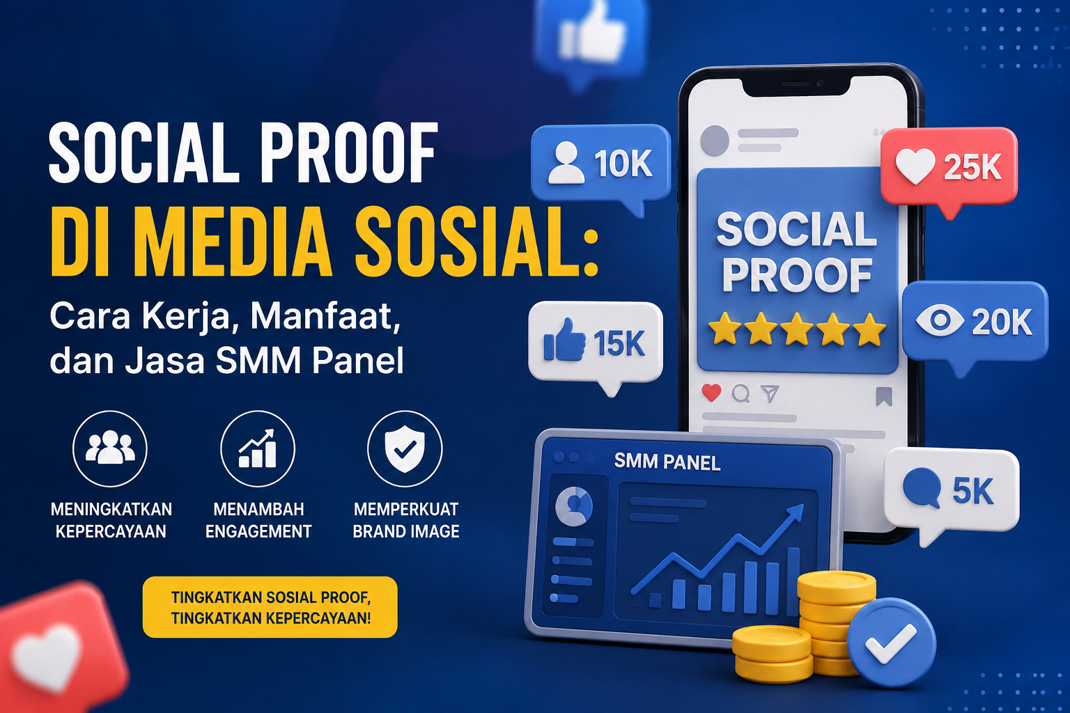 Social Proof di Media Sosial: Cara Kerja, Manfaat, dan Jasa Sosial Media Marketing Panel