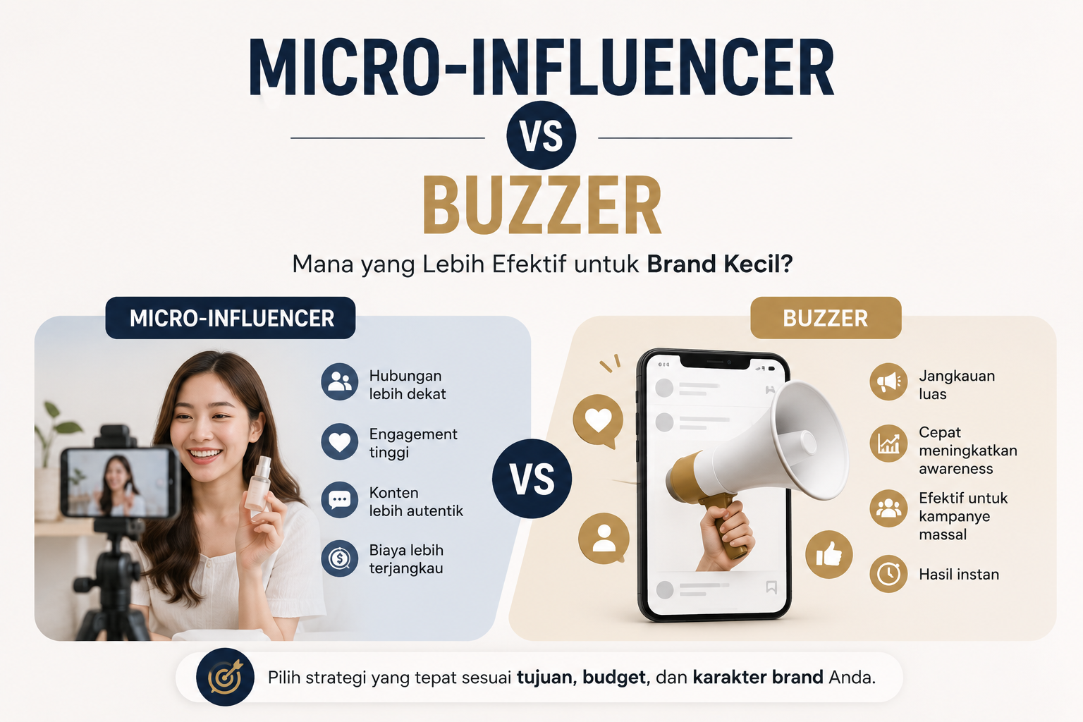 Micro-Influencer vs Buzzer: Mana yang Lebih Efektif untuk Brand Kecil?