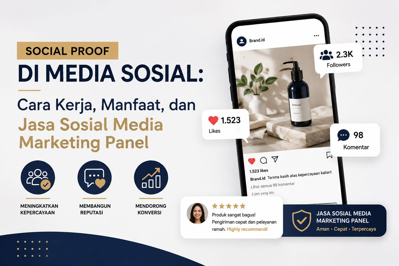Social Proof di Media Sosial: Cara Kerja, Manfaat, dan Jasa Sosial Media Marketing Panel
